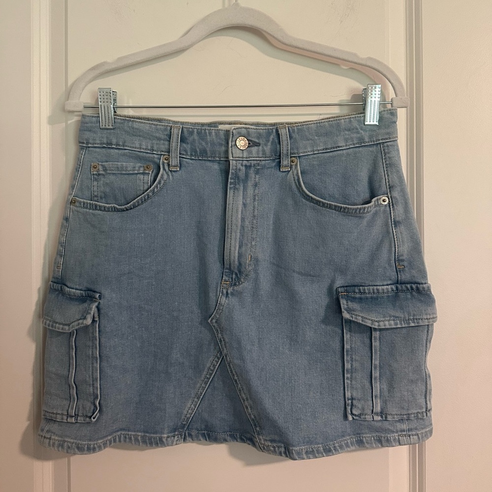 Rails Laurel Cargo Denim Mini Skirt-Sz 28 Streetwear Utility Y2K inspired